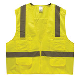 TruForce™ Surveyor's Safety Vest, Medium, Lime, 1/Each