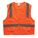 TruForce™ Surveyor's Safety Vest, Large, Orange, 1/Each