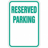 Lyle Reserved Parking Sign,18" x 12" T1-1186-EG_12x18