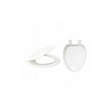 Sim Supply Toilet Seat,Elongated Bowl,Closed Front  65907