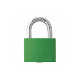 Manufacturer Varies Lockout Padlock,KD,Green,1-7/16"H 48JR23