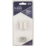KasaWare White Single Magnetic Catch (2-Pack)
