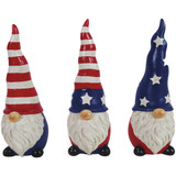 Alpine 8 In. H. Polyresin Patriotic Americana Gnome Statue KGD464ABB Pack of 9