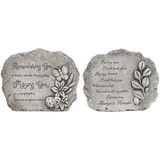 Alpine 5 In. H. Cement Inspirational Garden Stone Plaque KGD474ABB Pack of 12
