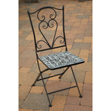 Alpine 3-Piece Marbled Glass Mosaic Bistro Set MJK112A 847641