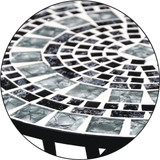 Alpine 3-Piece Marbled Glass Mosaic Bistro Set MJK112A 847641