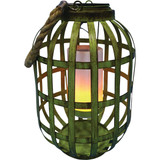 Alpine 10" Led Slr Grn Lantern QLP1358SLR-HH-TM Pack of 4