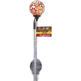 Alpine Mosaic Glass Daisy 32 In. H. Solar Stake Light QLP1396ABB Pack of 12 862029