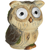 Alpine 6 In. Solar Brown Owl with LED Eyes QWR1062ABB Pack of 8 871167