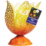 Alpine 9" Tngs Mesh Flower Lamp RGG518A Pack of 6 875460