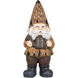 Alpine 16 In. H. MGO Gnome Holding Watering Can Statue