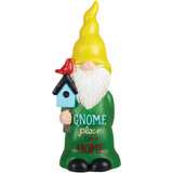 Alpine 24 In. H. MGO Gnome Statue with Gnome Place Like Home Verse