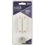 KasaWare White Double Magnetic Catch (2-Pack)