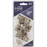 KasaWare 1/2 In. Overlay Compact Hinge (2-Pack)