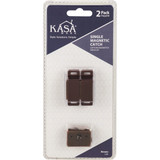 KasaWare Brown Single Magnetic Catch (2-Pack)