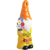 Alpine 24 In. H. MGO Gnome Statue with To Gnome Me Is To Love Me Verse ZTY122