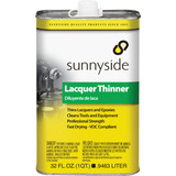 Sunnyside Low VOC Lacquer Thinner, Quart 47732 Pack of 12