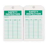 Manufacturer Varies Saf Inspection Tag,7 x 4 In,Grn/Wht,PK10 2RMU4