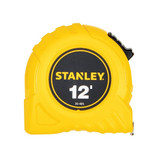 Stanley Tape Measure,1-2 In x 12 ft,Yellow,In-Ft 30-485