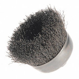 Weiler Crimped Wire Cup Brush,3 In.,0.014 In. 93241