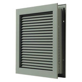 National Guard Door Louver,Steel L-700-RX-18x24