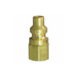 Eaton Hansen Coupler Plug,(F)NPT,1/4,Brass  00A