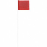 Presco Marking Flag,Red,Blank,PVC,PK100 2315R-200