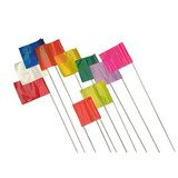 Presco Marking Flag,Red,Blank,PVC,PK100 2315R-200