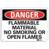 Lyle Danger No Smoking Sign,10" x 14",Alum U3-1496-RA_14X10