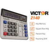 Victor Technology Desktop Calculator,2 1-2" W,0.3" H 2140