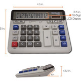 Victor Technology Desktop Calculator,2 1-2" W,0.3" H 2140