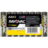 Rayovac Battery,Alkaline,AAA,Everyday,PK8 ALAAA8