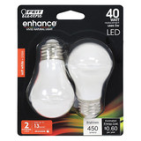 Feit Electric LED,5 W,A15,Medium Screw (E26),PK2 BPA1540W927CAFIL2/RP