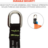 Ergodyne Web Tool Tail,D-Ring,PK6 3700