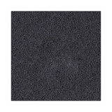 Boardwalk Stripping Floor Pads,20" dia.,Black,PK5 BWK4020BLA