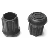 Manufacturer Varies Furniture Protective Leg Tips,3/4 in Dia LTB 18B/W