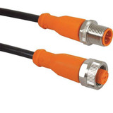 Ifm Cordset,5 Pin,Receptacle,Female EVC012