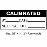 Stranco Calibration Label,ENG,Black/White,PK350 TCR-22132