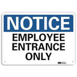 Lyle Notice Sign,10 inx14 in,Aluminum U5-1182-NA_14x10