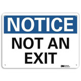 Lyle Notice Sign,7 in x 10 in,Aluminum U5-1430-NA_10x7