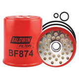 Baldwin Filters Fuel Filter,3-13/16x3-15/32x3-13/16 In BF874