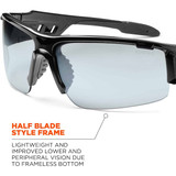 Ergodyne Safety Glasses,Clear DAGR-AF