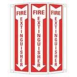 Lyle Fire Extinguisher Sign,12x8 1/4in,Alumin LCTB-0022-NA_2.67x12