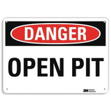 Lyle Danger Sign,10 inx14 in,Aluminum  U3-1883-NA_14x10