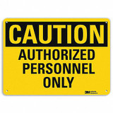 Lyle Caution Sign,10 in x 14 in,Aluminum U4-1065-NA_14x10