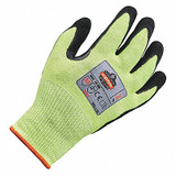 Ergodyne Coated Gloves,Nitrile,Sandy,2XL,Lime,PR 7041