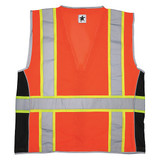 Mcr Safety High Visibility Vest,XL Size,Unisex SURVCL2OXL