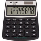 Victor Technology Desktop Calculator,3.3" W,1-2" H 1000