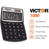 Victor Technology Desktop Calculator,3.3" W,1-2" H 1000