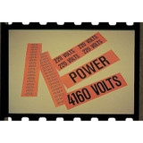 Stranco Conduit/Voltage Marker,277/480 Volts,PK5 CVC-1071-PK